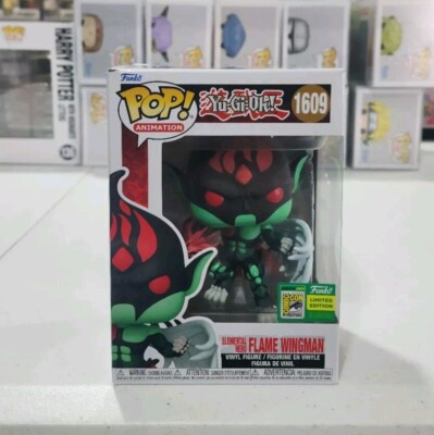 Funko Pop Yu-gi-oh! Elemental Hero Flame Wingman SDCC 2024 With Protector-image