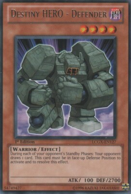 Yugioh - Destiny HERO - Defender (Rare) (Unlimited) - LCGX-EN127 P-image
