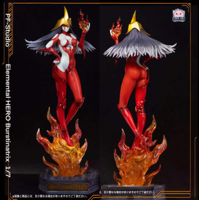 PF Studio Yu-Gi-Oh! GX 1/7 Elemental HERO Burstinatrix Resin Model Pre-order-image