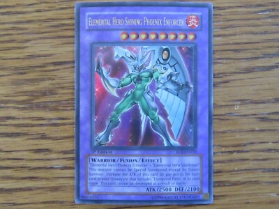 Elemental Hero Shining Phoenix Enforcer 1st Edition Yu-Gi-Oh! Card EOJ-EN033 -image