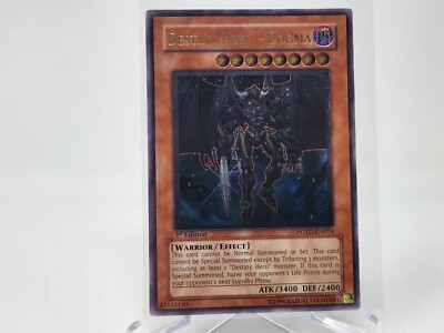YuGiOh Destiny Hero Dogma POTD-EN014 Ultimate Rare 1st Edition LP-image
