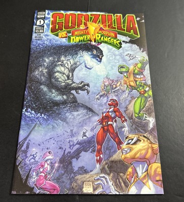 BOOM IDW GODZILLA VS MIGHTY MORPHIN POWER RANGERS #1 Cover A Vf/Nm Ww6-image