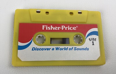 Vintage 1980 Fisher Price  Discover A World Of Sounds Audio Cassette Tape Tested-image