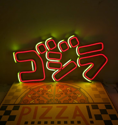 ANIME GODZILLA LOGO neon sign led light ROOM DECOR HOME FURNITURE WALL ART PARTY-image