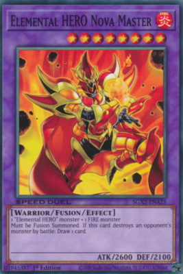 1X NM Elemental HERO Nova Master - SGX2-ENA25 - Common 1st Edition yugioh tcg-image
