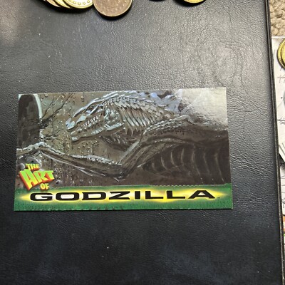 Jb16 Godzilla The Movie Supervue 1998 #57 The Beast Burrows Through Art Of-image