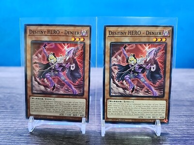 2x Destiny HERO - Denier MP22-EN199 Yu-Gi-Oh Near Mint 1st Edition-image