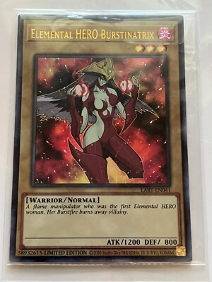 YUGIOH -1x- Elemental HERO Burstinatrix - LART-EN041 - Lost Art Promo - LIMITED-image