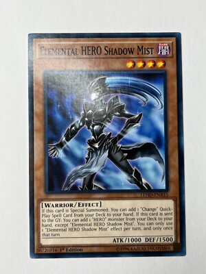 Yu-Gi-Oh! Elemental HERO Shadow Mist LEHD-ENA15, Common, 1st Edition, NM-image