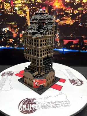 Building #006 Scaled for SH Monsterarts Hiya Gundam Godzilla Evangelion-image