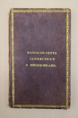 Map of Massachusetts Connecticut and Rhode Island / 1838-image