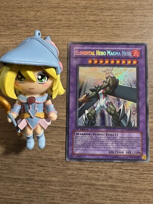 1 X Yu-Gi-Oh! Elemental Hero Magma Neos 1st Ed TAEV-EN043 Secret NM!-image