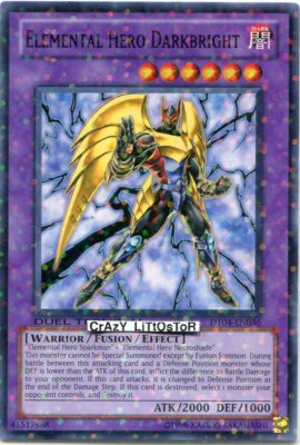 YU-GI-OH ELEMENTAL HERO DARKBRIGHT DUEL TERMINAL COMMON MINT DT04-EN036-image