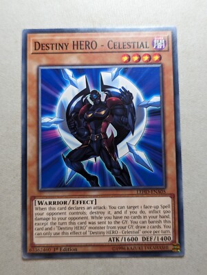 Destiny HERO - Celestial - LEHD-ENA05 - Yu-Gi-Oh Card 1st Edition-image