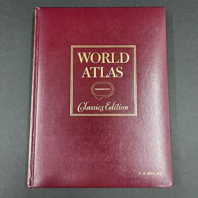 Hammond World Atlas Classics Edition Faux Leatherbound Personalized-image