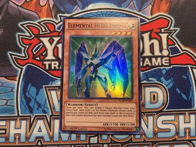 Elemental HERO Prisma FUEN-EN047 1st Super Rare NM Yugioh Card-image