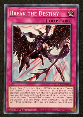 Break the Destiny | BODE-EN076 | Common | 1st Ed | Burst of Destiny | YuGiOh-image