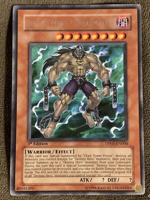 YuGiOh DESTINY HERO - DREADMASTER DP05-EN004 Rare 1st Edition NM/M-image