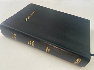 HOLY BIBLE Super Giant Print Reference HENDRICKSON KJV Faux Leather Indexed READ-image