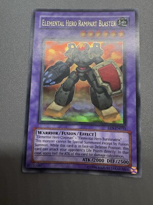 Yu-Gi-Oh! Elemental Hero Rampart Blaster Ultra Rare Unlimited EEN-EN033 HP-image