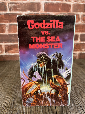 Godzilla vs. Versus The Sea Monster 1967 (1987) Video Treasures VHS Tape-image