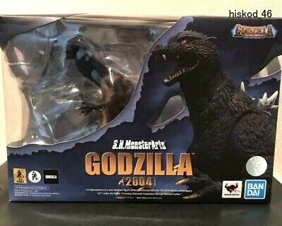 S.H. Monster Arts Godzilla 2004 Action Figure Final Wars Bandai Kaiju Toy New JP-image
