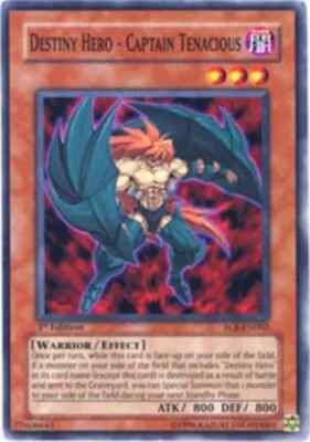 Destiny Hero - Captain Tenacious EOJ-EN002 1st Common -MP- Yu-Gi-Oh DNA GAMES-image