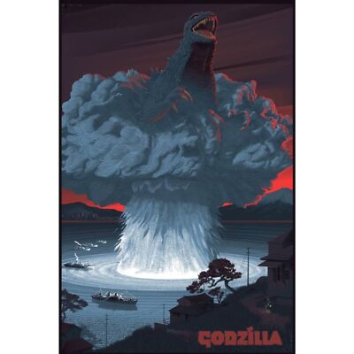 Laurent Durieux - Godzilla - Mondo - RARE - Signed-image