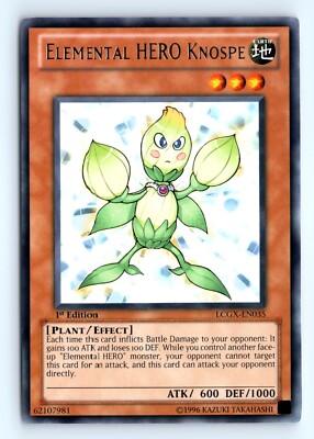 Yu-Gi-Uh Elemental HERO Knospe #LCGX-EN035 Legendary Collection 2 tcg LP-image