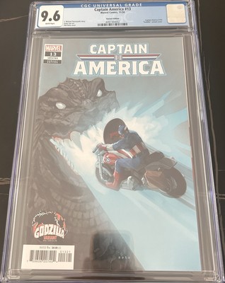 Captain America #13 CGC 9.6 (2024) Godzilla Variant | Phil Not Cover | Noto Art-image