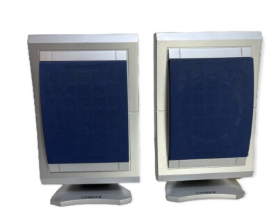 Set of Fisher Speakers With Wire Mountable or Stand Alone-image