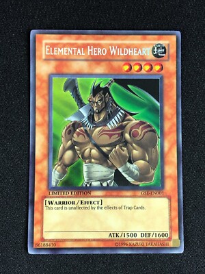 YUGIOH ELEMENTAL HERO WILDHEART GSE-EN001 SECRET-image