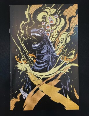 Godzilla's Monsterpiece Theatre #3 Mahfood Virgin 1:25 Full Art Variant Cover RI-image