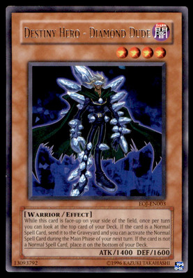 Yu-Gi-Oh! Destiny Hero - Diamond Dude #EOJ-EN003 Near Mint-image