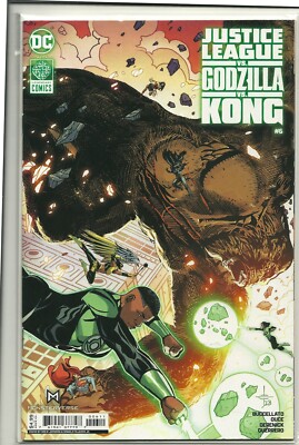 JUSTICE LEAGUE vs GODZILLA vs KONG #6! NM! COVER A!-image
