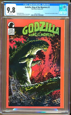Godzilla, King Of The Monsters #1 (1987) CGC 9.8  WP  Stradley - Bissette-image