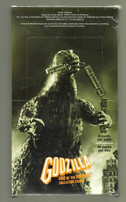 GODZILLA KING OF THE MONSTERS COLLECTOR CARDS FACTORY SEALED BOX LAST ONE-image