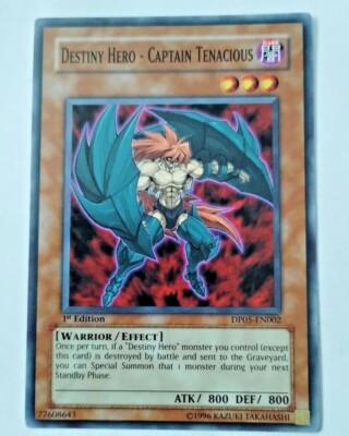 YuGiOh Destiny Hero - Captain Tenacious Duelist Pack 5: Aster Phoenix DP05-EN002-image