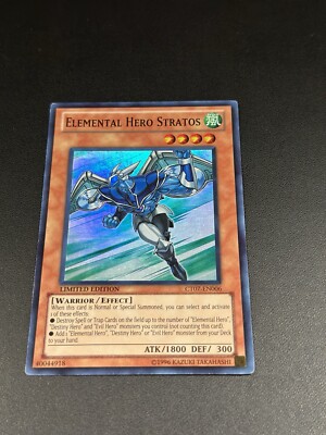 Yu-Gi-Oh! Elemental HERO Stratos CT07-EN006 Limited Edition NM-image