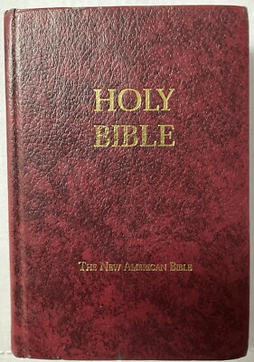 HOLY BIBLE - New American Bible - Fireside Study Edition, 2002 -2003 Catholic-image
