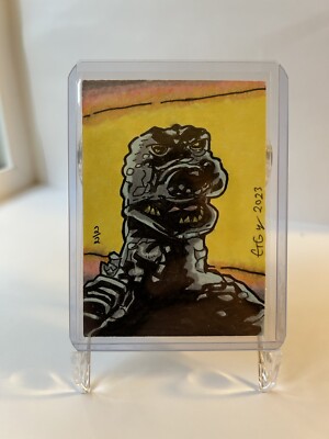 2023 Godzilla: 70’s Showa. Original Art Trading Card 2/2 by C.T. Guy-image