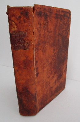 1813 SACRED GEOGRAPHY Bible Gazetteer by Elijah Parish, Leather, with Map-image