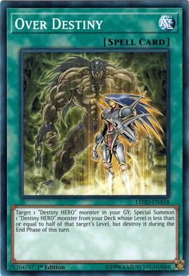 Over Destiny - LEHD-ENA18 - Common - 1st Edition - Lightly Played-image