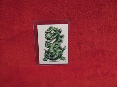 Godzilla Art print signed by RAK-image