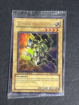 ELEMENTAL HERO SPARKMAN YSD-ENS01 STILL SEALED Limited Edition-image