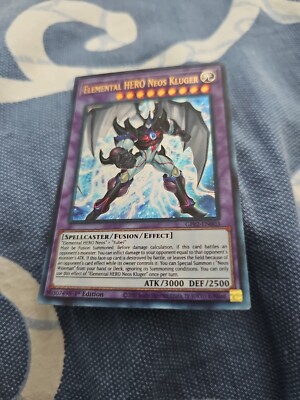 Yugioh! Elemental HERO Neos Kluger - GFP2-EN003 - Ultra Rare - 1st Edition Near -image