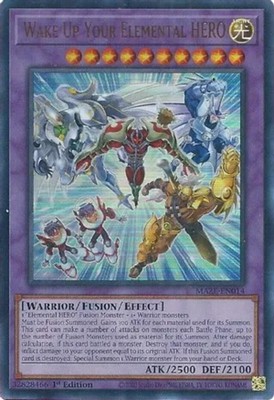 Yugioh! Wake Up Your Elemental HERO - MAZE-EN014 - Ultra Rare - 1st Edition Near-image