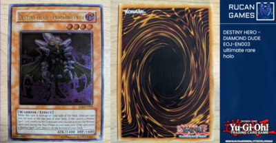 Yugioh | Destiny Hero - Diamond Dude | EOJ-EN003 | Ultimate Rare | HOLO-image