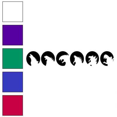 Godzilla, Vinyl Decal Sticker, Multiple Colors & Sizes #7165-image