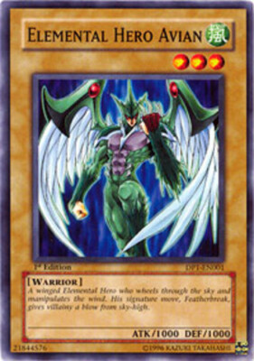 Elemental Hero Avian - DP1-EN001 - Common - 1st Edition x1 - Lightly Played-image